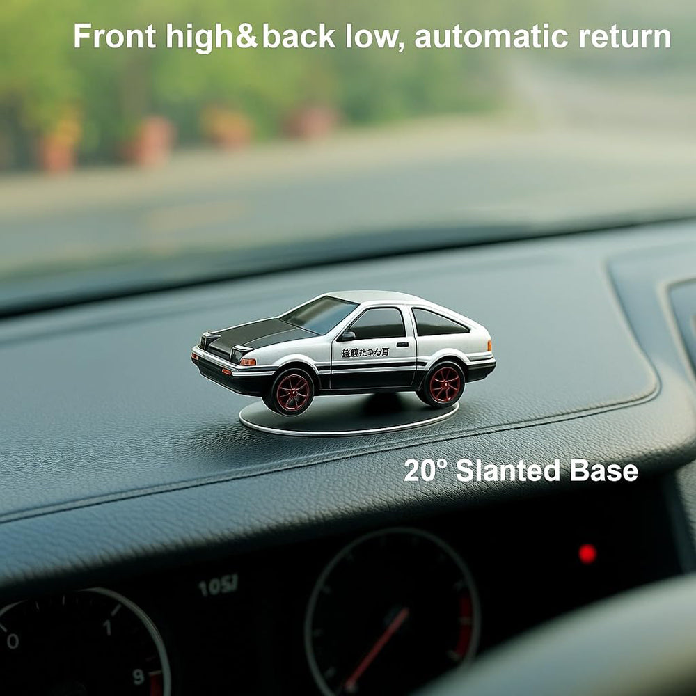 360&deg; Rotating Mini Car Dashboard Ornament with 3M Adhesive Base-1
