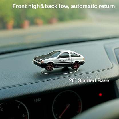 360&deg; Rotating Mini Car Dashboard Ornament with 3M Adhesive Base-1