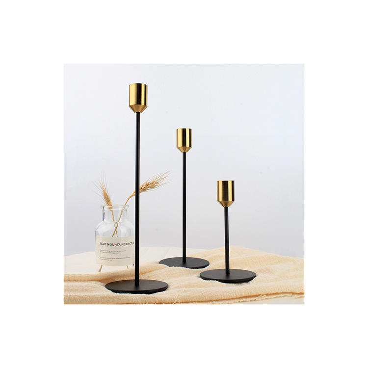 Candle Holder Table Nordic Modern Stick Wedding Decorative Candlesticks Stand Metal Gold Luxury Candle Holder for Home Decor