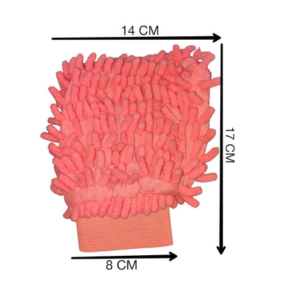 Microfiber Cleaning Hand Glove - Multicolor | Dust Cleaning Glove-1