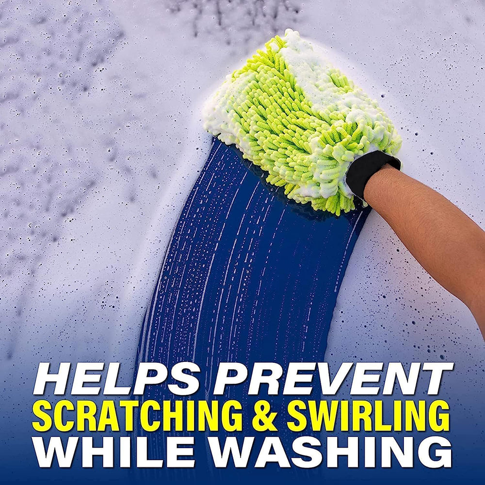 Microfiber Cleaning Hand Glove - Multicolor | Dust Cleaning Glove-6