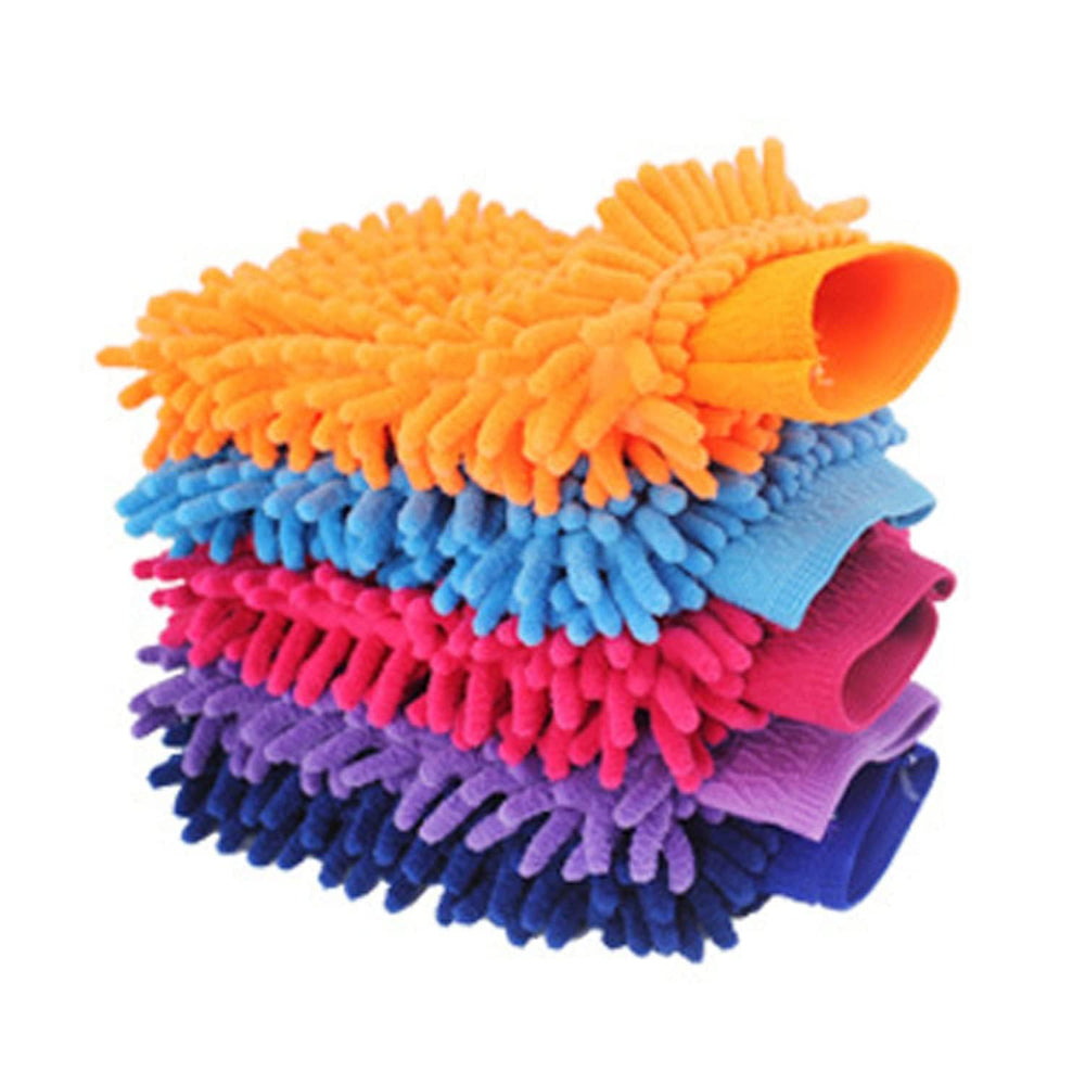 Microfiber Cleaning Hand Glove - Multicolor | Dust Cleaning Glove