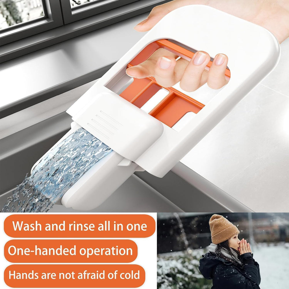 Mini Portable Sponge Mop Pack of 2 - Self-Squeeze Wet & Dry Cleaning Mop-1