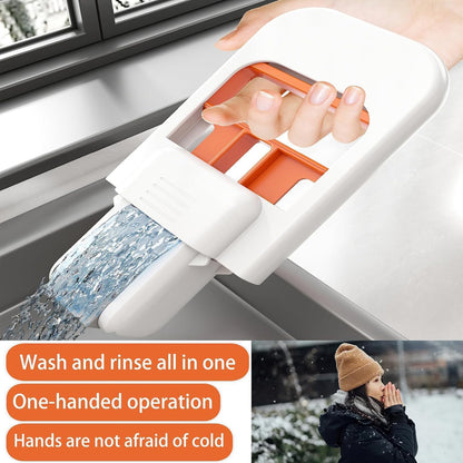 Mini Portable Sponge Mop Pack of 2 - Self-Squeeze Wet & Dry Cleaning Mop-1