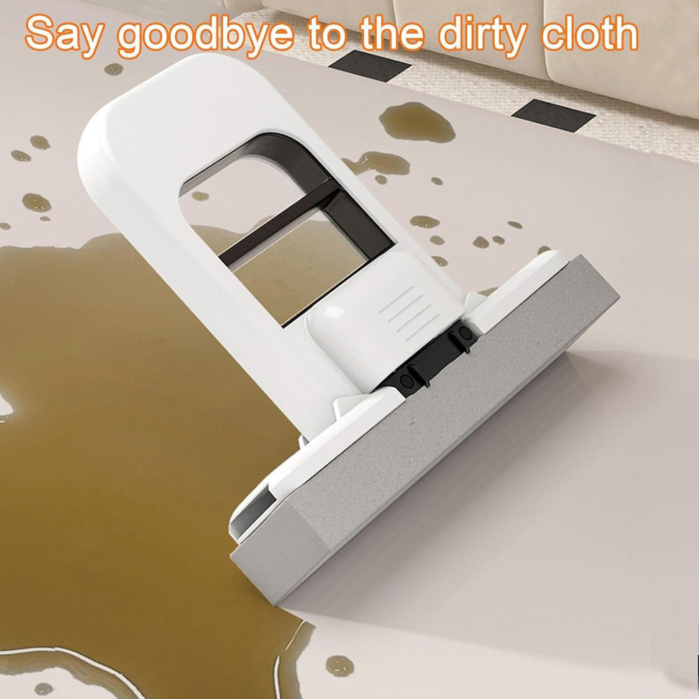 Mini Portable Sponge Mop Pack of 2 - Self-Squeeze Wet & Dry Cleaning Mop-3