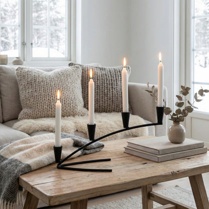 Candle Holder Table Nordic Modern Stick Wedding Decorative Candlesticks Stand Metal Gold Luxury Candle Holder for Home Decor