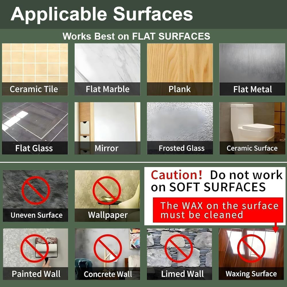 Self-Adhesive Wall Hooks Pack of 20 - Heavy-Duty Transparent No-Drill Sticky Hooks-5