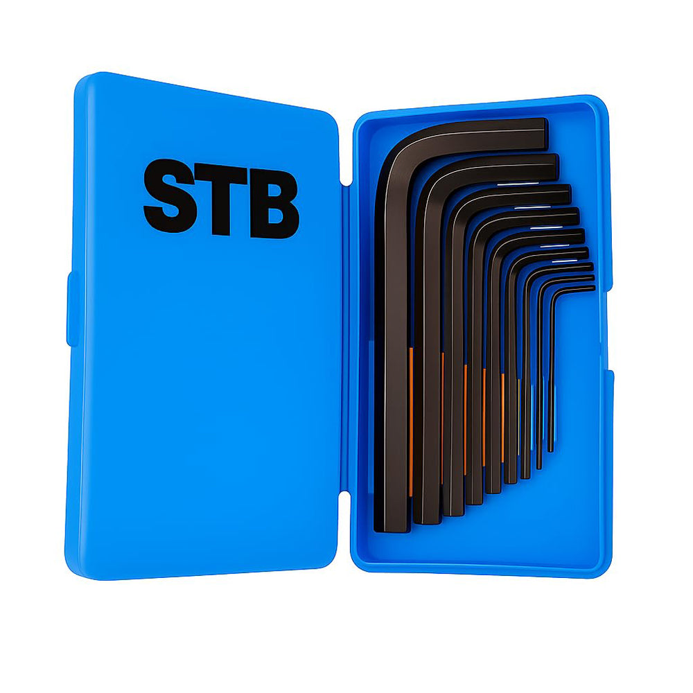 STB 9-Piece Allen Key Set (1.5-10mm) with Storage Case